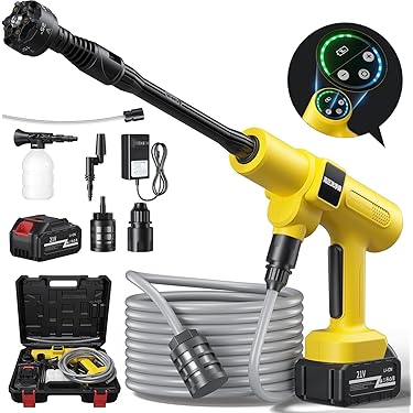 【国内洗浄店監修】キャスター付コードレス高圧洗浄機｜限定正規モデル コードレス高圧洗浄機